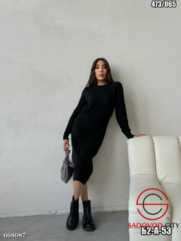 Платье женское осеннее вязанное - Bruno фото 4