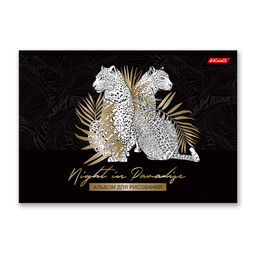 Светоч 48АЛСК4_7_3_9 Альбом для рисования, фольга, 100 г/м2 A4 29 х 20.5 см 5 шт. на скобе 48 л. 000267 Магия дикой природы