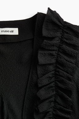 Blusa de volantes con efecto arrugado - H&m фото 6
