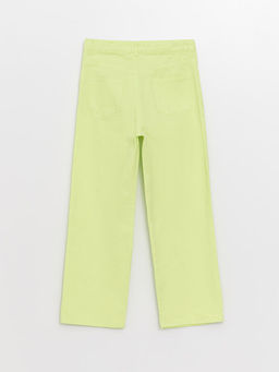 Basic Geni? Pa?a Gabardin K?z ?ocuk Pantolon - Waikiki фото 2