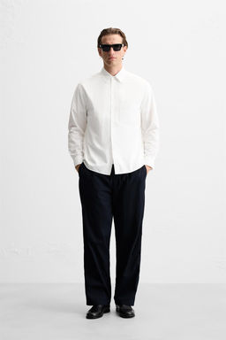 CREASED-EFFECT SHIRT