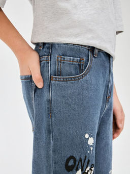 20130440008, Брюки джинсовые детские для мальчиков Melman синий