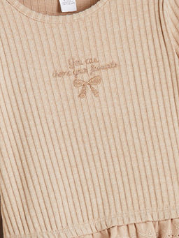 Bisiklet Yaka K?z ?ocuk Ti??rt ve Tayt