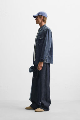 WESTERN DENIM SHIRT WITH POCKETS - Zara фото 4