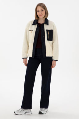 Kad_n Krem Sweatshirt Sepette S_rpriz _ndirim - U.s. polo assn фото 4