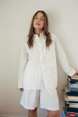 STRIPED PYJAMA SHIRT
