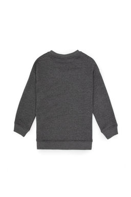 Erkek _ocuk Antrasit Melanj Bisiklet Yaka Basic Sweatshirt - U.s. polo assn фото 2