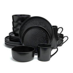 НАБОР ПОСУДЫ ОБЕДЕННЫЙ BRONCO CHOICE BLACK НА 4 ПЕР. 16 ПР.  фото 7