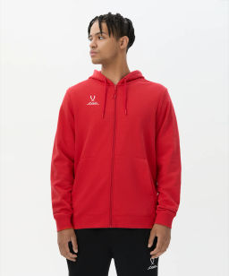 Худи на молнии JOGEL ESSENTIAL Cotton FZ Hoodie, красный фото 6