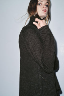 WOOL JUMPER WITH ASYMMETRIC HEM - Zara фото 5
