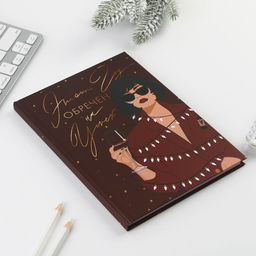 Ежедневник А5, 80 листов, недатированный, в твердой обложке «Новый год обречен на успех»