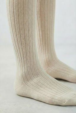 PLAIN RIBBED TIGHTS - Zara фото 5
