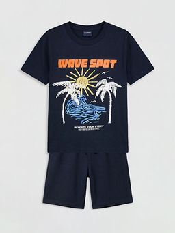 Bask?l? Erkek ?ocuk Ti??rt ve ?ort