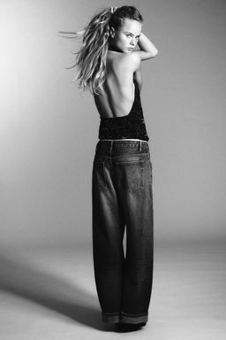 HALTER TOP WITH BEADED EMBROIDERY - Zara фото 3