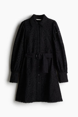 Vestido camisero con bordado ingl?s - H&m фото 3