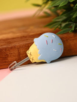 Крючок на липучке Ice cream, blue