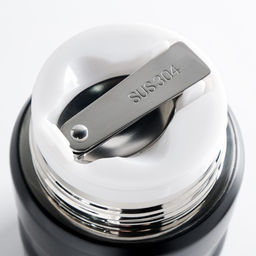 Термос для еды Мастер К, 500 мл, 1015.5 см, нержавеющая сталь, чёрный фото 5