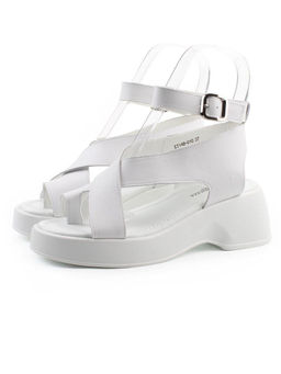 08-XT148-010 WHITE Босоножки женские (натуральная кожа)