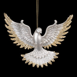 Цена за 1 шт. Украшение ErichKrause Decor Голубь мира 15см