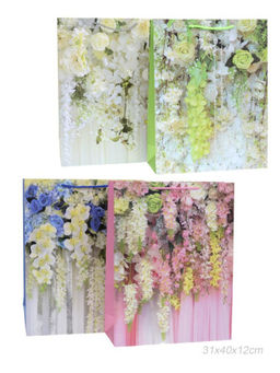 Цена за 12 шт. Пакет подарочный 31x40x12 / 24087L /уп 12/360/ микс