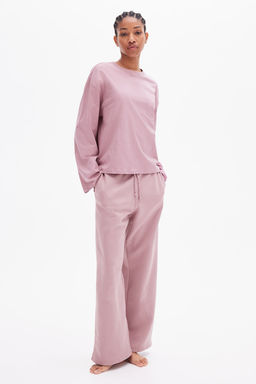 Camiseta de manga larga en algodon - H&m фото 2