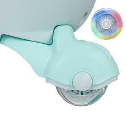 Толокар COMIRON QT-8098/светящиеся полиуретановые колеса 90 мм/ Голубой/уп4 - Галеонтрейд фото 13