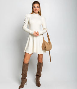 Платье #КТ04227, кремовый