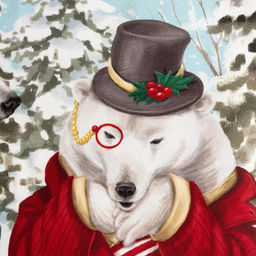 Набор подарочный Этель Winter holidays, фартук, полотенце, прихватка  фото 7