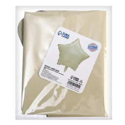 Цена за 4 шт. Воздушный шар фольгированный 18" «Звезда», матовый, бежевый