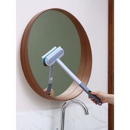 Щётка для окон Raccoon, длина 44 см, велюровая насадка 18.2×6.5 см, щётка для одежды 18.2×2 см, пластиковая щётка 2×14.5 см, силиконовый сгон 18.2 см