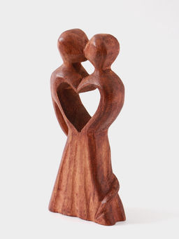 Сувенир Узы брака, 20?9?3 см, дерево, коричневый