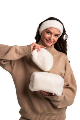 Набор косметичек Тедди ваниль