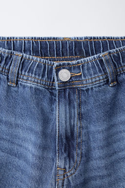 BALLOON JEANS WITH ELASTIC TRIM - Zara фото 3