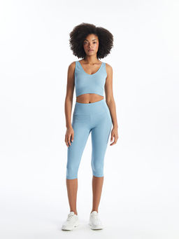 V Yaka D?z Seamless Kad?n Spor B?stiyer