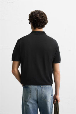 KNIT COTTON - SILK POLO SHIRT - Zara фото 19