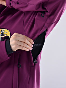 Женский зимний сноубордический комбинезон Alpha Endless 222/220730 RRG Бордовый  фото 15