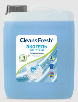 Гель для стирки "Clean&Fresh", универсальный в термоусадке 5 л