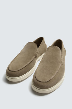 CASUAL LEATHER LOAFERS - Zara фото 5