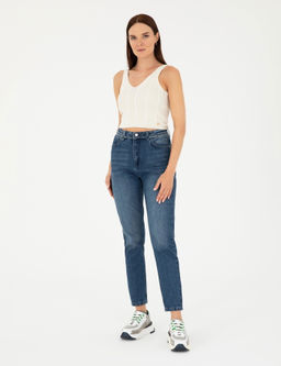A__k Mavi Mom High Waist Fit Jean Pantolon