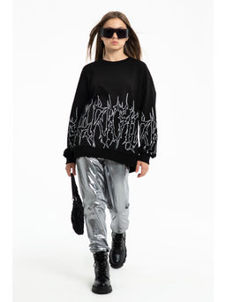 Брюки серебряный 234270506