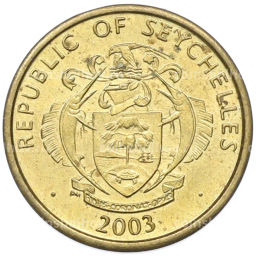 Монета 10 центов 2003 года Сейшелы