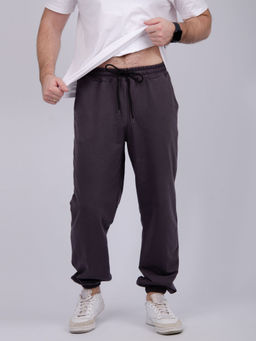 Джоггеры "Джереми 4" антрацит, футер с лайкрой