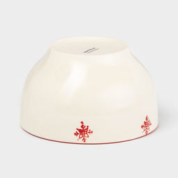 Салатник новогодний Доляна «Нордик», 800 мл, d=14.5 см, керамика, бежевый