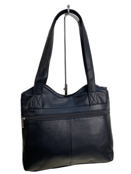 Женская сумка из искусственной кожи, цвет черный