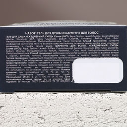 Подарочный набор новогодний Сильному духом: гель для душа и шампунь для волос, 2?100 мл, Чистое счастье