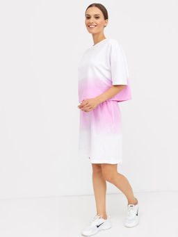 Хлопковый комплект (джемпер и шорты) в расцветке розовый градиент розовый градиент 372461