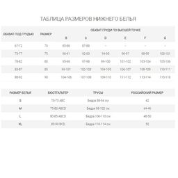 Комплект белья для кормления Anna, цвет черный, размер 44