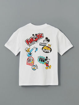 Mickey Mouse Bask?l? Erkek ?ocuk Ti??rt