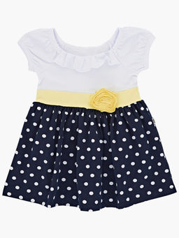 Платье для девочки UD 1525 белый/горох - Mini maxi фото 5