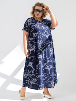 100% ХЛОПОК Платье женское Маки - Оптима фото 8